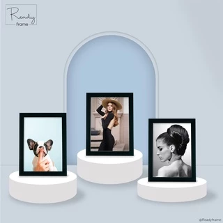[ขายดี] ReadyFrame กรอบรูป A4 มินิมอล Modern Minimal ใส่รูปภาพ เกียรติบัตร ใบประกาศ กระจกแท้ ผลิตในไทย 10 สี