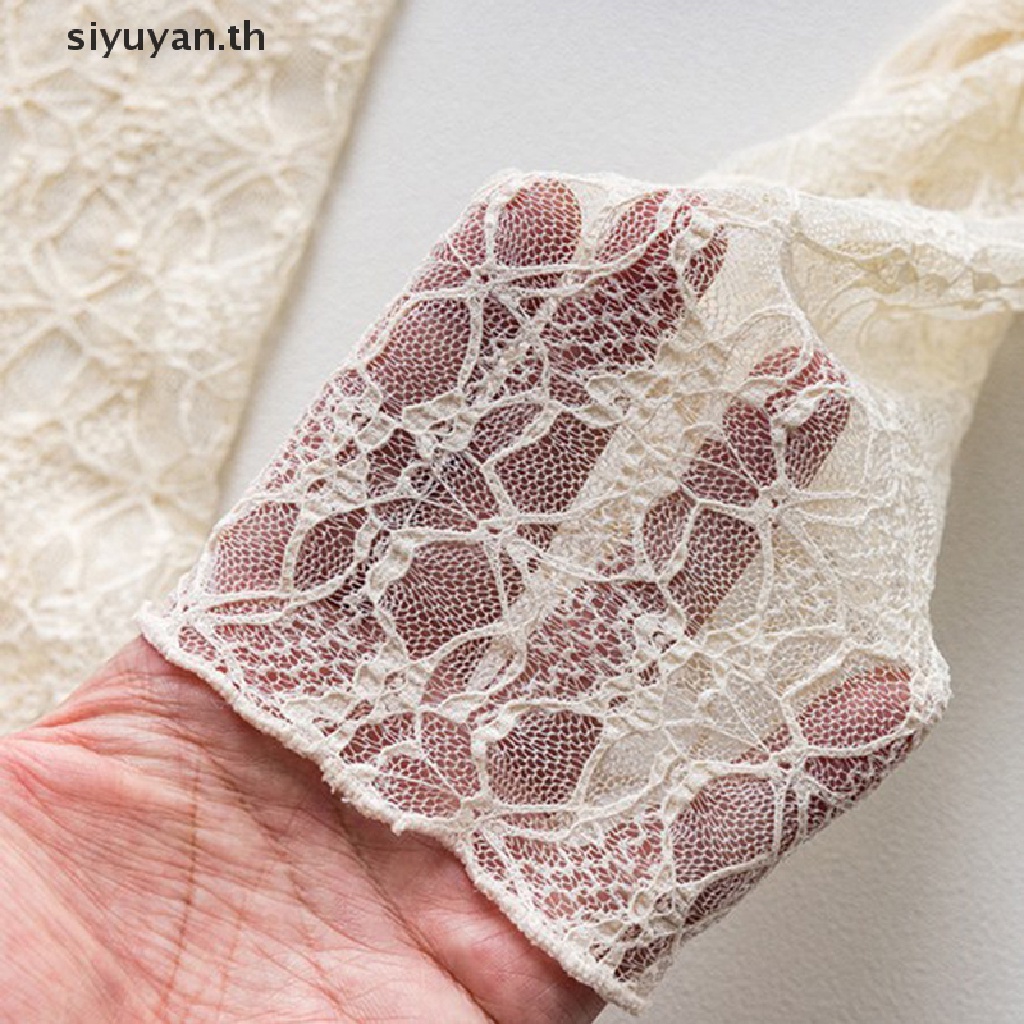 SIYUYAN Women Socks Retro Lace Floral Mesh Lolita Cute Socks Thin Transparent Socks . #6