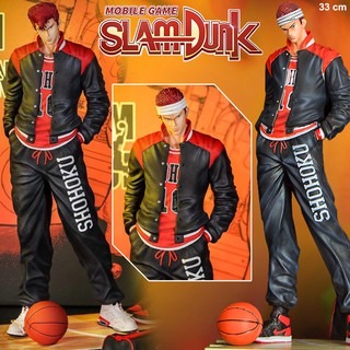 ฟิกเกอร์ Slam Dunk สแลมดังก์ Basketball Player บาส นักบาสเก็ตบอล Hanamichi Sakuragi ฮานามิจิ ซากุรางิ Shohoku โชโฮคุ