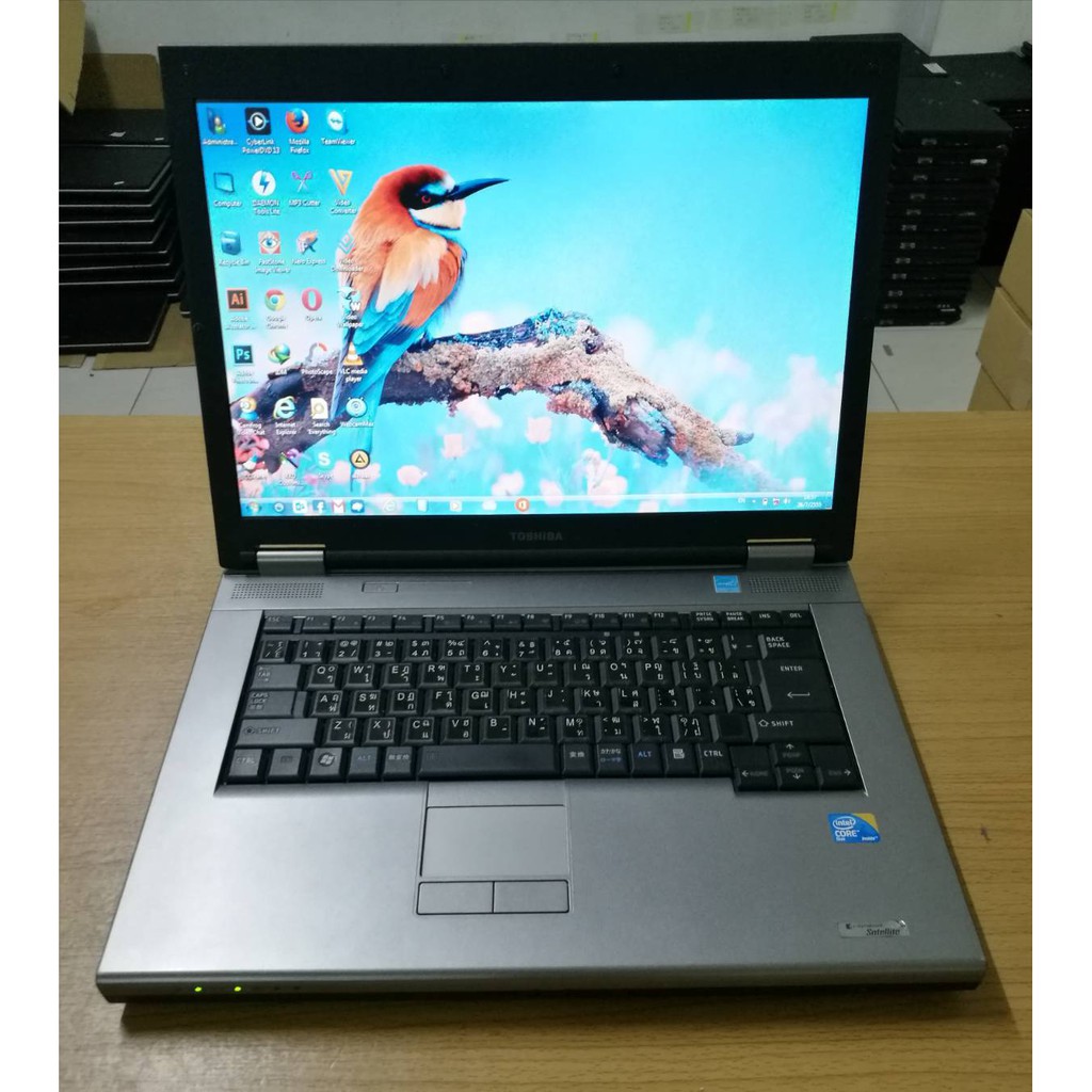 โน๊ตบุ๊คมือสอง Notebook TOSHIBA Core 2 Duo P8700@2.53GHz(RAM 2GB/HDD:160GB)สินค้านำเข้าจากญี่ปุ่น