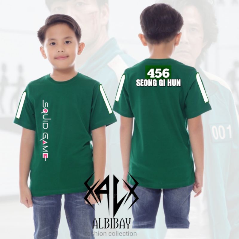 เสื้อยืดเด็ก SQUID GAME NO.PLAYER
