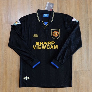 !!!เสื้อบอล ย้อนยุค แขนยาว แมนยู Man U Long Sleeve Retro Kit (พร้อมส่ง)