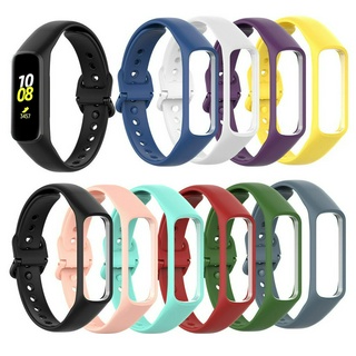 สายนาฬิกาข้อมือซิลิโคนกันน้ําสําหรับ Samsung Galaxy Fit2 Sm - R220