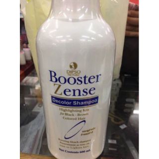 Dipso Booster Zense Decolor Shampoo 600ml.เป็น แชมพูสำหรับล้างผมทำสี สีดำ และสีน้ำตาล