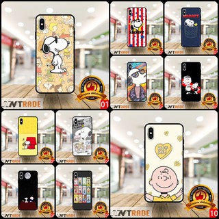 เคสสกรีน ลาย Snoopy  เคส OPPO Reno4 / XIAOME Redmi Note9 / VIVO Y30 / VIVO Y50 / OPPO A92 / A72 / A52 / SAMSUNG A91