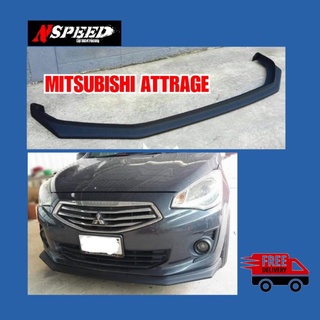 ลิ้นซิ่ง Nspeed  ใส่ Mitsubishi Attarge(งาน​ดิบ​สีดำ​ด้าน)​ส่งฟรี