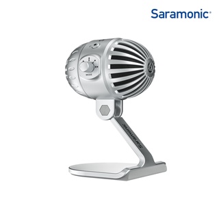 Saramonic SmartMic MTV550 ไมโครโฟน USB แบบตั้งโต๊ะรับเสียงแบบ Cardioid ปรับเสียงได้ 5 โหมดสำหรับ มือถือ,คอมพิวเตอร์