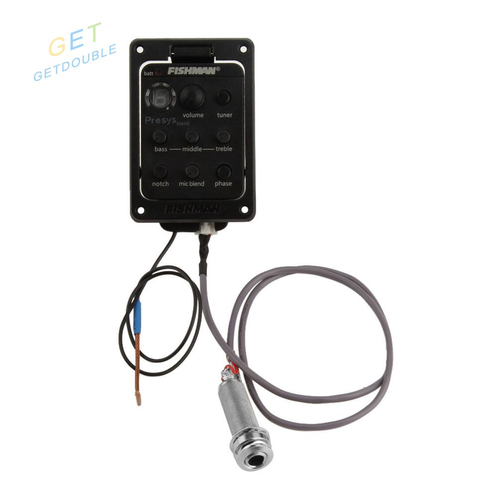 Getdouble Fishman 301 4-Band Eq อุปกรณ์เสริมสําหรับกีตาร์พร้อมไมโครโฟน