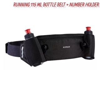 RUNNING 115 ML BOTTLE BELT + NUMBER HOLDER สายคาดเอว สำหรับใส่ขวดน้ำขณะ วิ่ง ขนาด 115 มล.