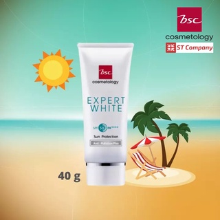 ครีมกันแดด บีเอสซี BSC EXPERT WHITE SUN PROTECTION SPF 50 PA++++ ANTI - POLLUTION PLUS ปริมาณ 40 ml กันแดด ครีม UVA UVB ลดฝ้า ลดกระ ลดจุดด่างดำ ผิวขาว ป้องกันแดด