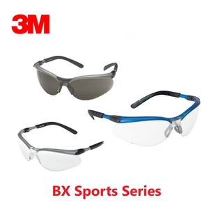 3M BX series แว่นเซฟตี้ ดีไซน์ sport กัน UV 99%  ขาแว่นปรับระดับได้