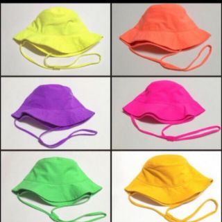 หมวกบั​กเก็ต​สะท้อน​แสง มีสาย มีหลายสี
