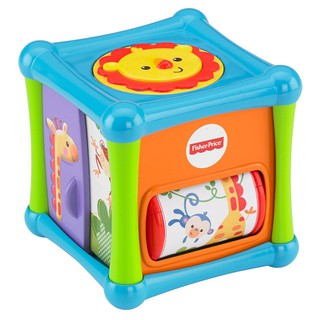 Fisher-Price กล่องกิจกรรม Animal Activity Cube ของเล่นเสริมพัฒนาการ ของแท้