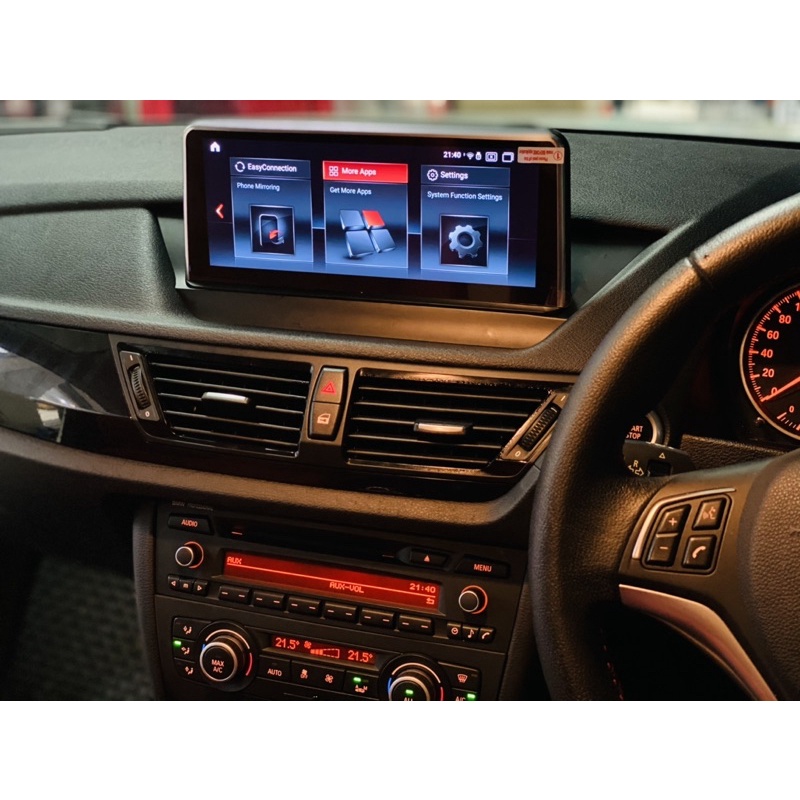 จอแอนดรอย BMW X1 E84 Android Ver10 RAM4 ROM64 พร้อมชุด I-Drive Control 10"