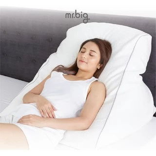mr.big GERD Pillow หมอน Ergonomic สำหรับผู้ป่วยกรดไหลย้อน ปรับระดับได้ พร้อมปลอกถอดซัก