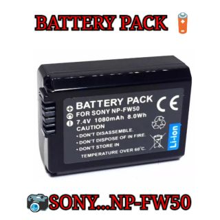 Battery NP-FW50 For Sony A3000,A3500,A5000,A5100,A6000,...(Black)