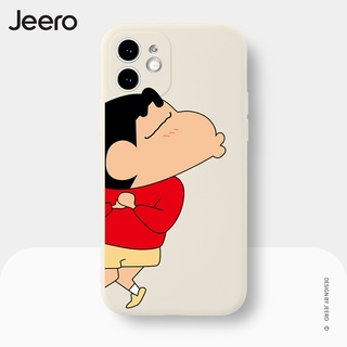 JEERO เคสไอโฟน เคสซิลิโคนนุ่มขอบเหลี่ยมกันกระแทกลายการ์ตูนอนิเมะตลก เคสโทรศัพท์ Compatible for iPhone 13 12 11 Pro Max SE 2020 X XR XS 8 7 6 6S Plus xsmax 6splus 7plus 8plus พลัส HFC315