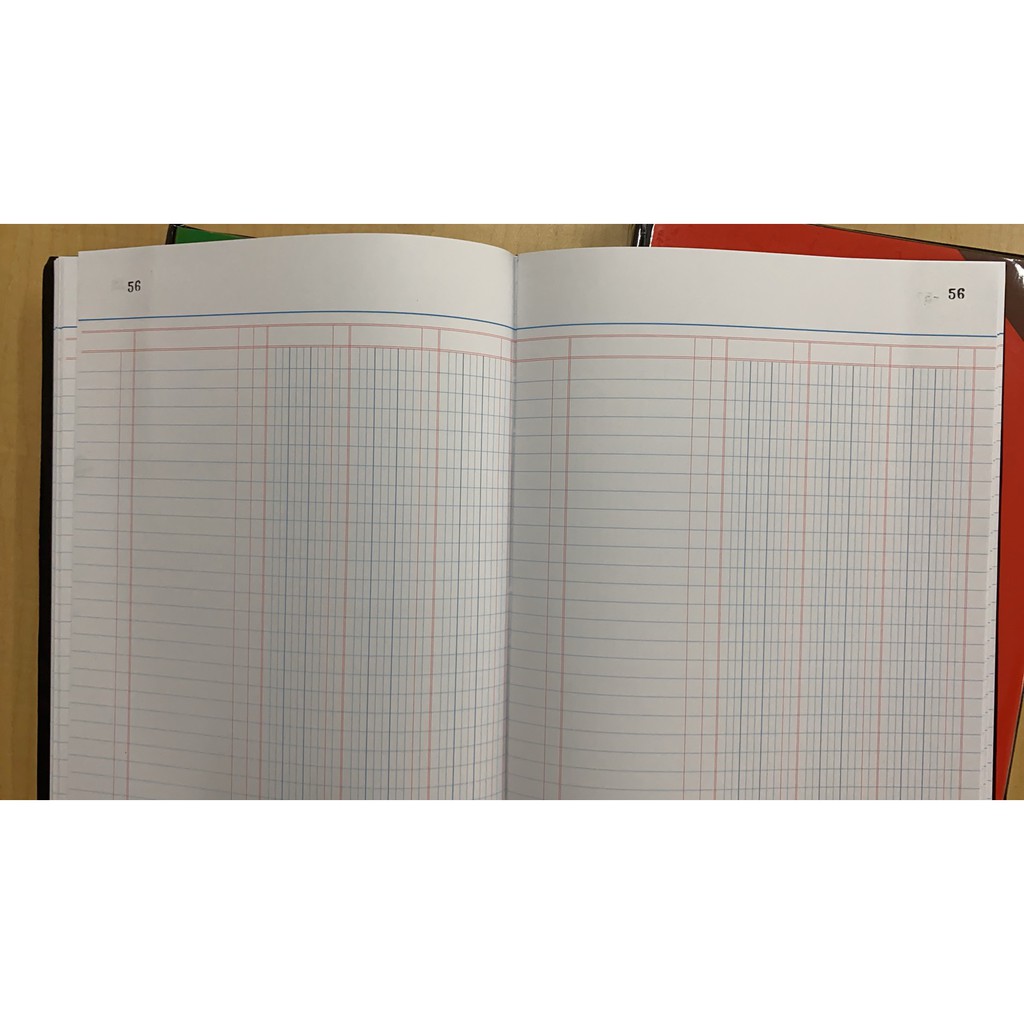 สมุดบัญชี No.5/50 จำนวน 50 แผ่น มี 2ช่อง 3ช่อง 4ช่อง 5ช่อง - รูปที่ 2