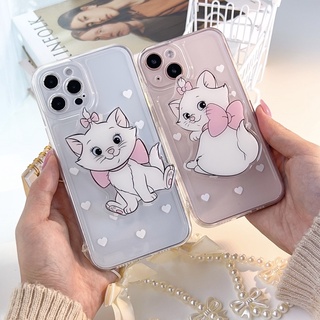 พร้อมส่งในไทย🎀 เคสสำหรับ iPhone case เคสไอโฟน ไอริงแมวมาลี+โซ่มุกคล้องมือ Holder เคสใส เคสคล้องมือ Griptok I7-13Promax