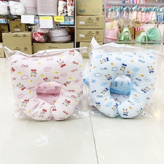 หมอนหมอนรองคอเด็ก ผ้าคอตตอนยืด ขนาด 12 x 11 นิ้ว ATTOON Baby Cotton Pillow ; 1 piece