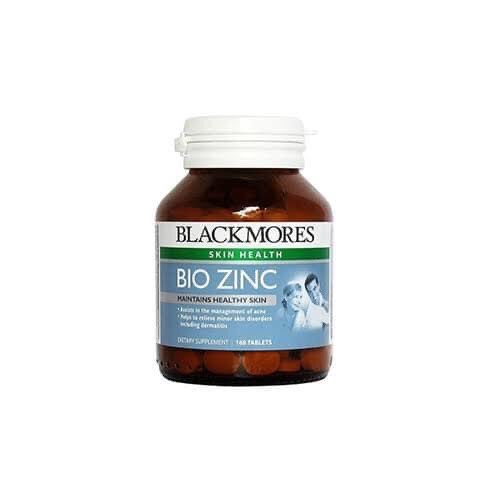 Blackmores Bio Zinc ไบโอ ซิงค์ blackmore zinc แบล็คมอล เสริมภูมิคุ้มกัน บำรุงผิว ลดสิว ป้องกันไข้หวัด biozinc