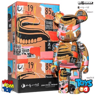 Be@rbrick 1000%, 400% &amp; 100% Andy Warhol x JEAN-MICHEL BASQUIAT #2