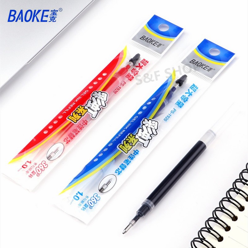ไส้ปากกาเจล 1.0mm BAOKE PS-1920(มีหมึกน้ำเงิน/ดำ/แดง) รูปที่ 5