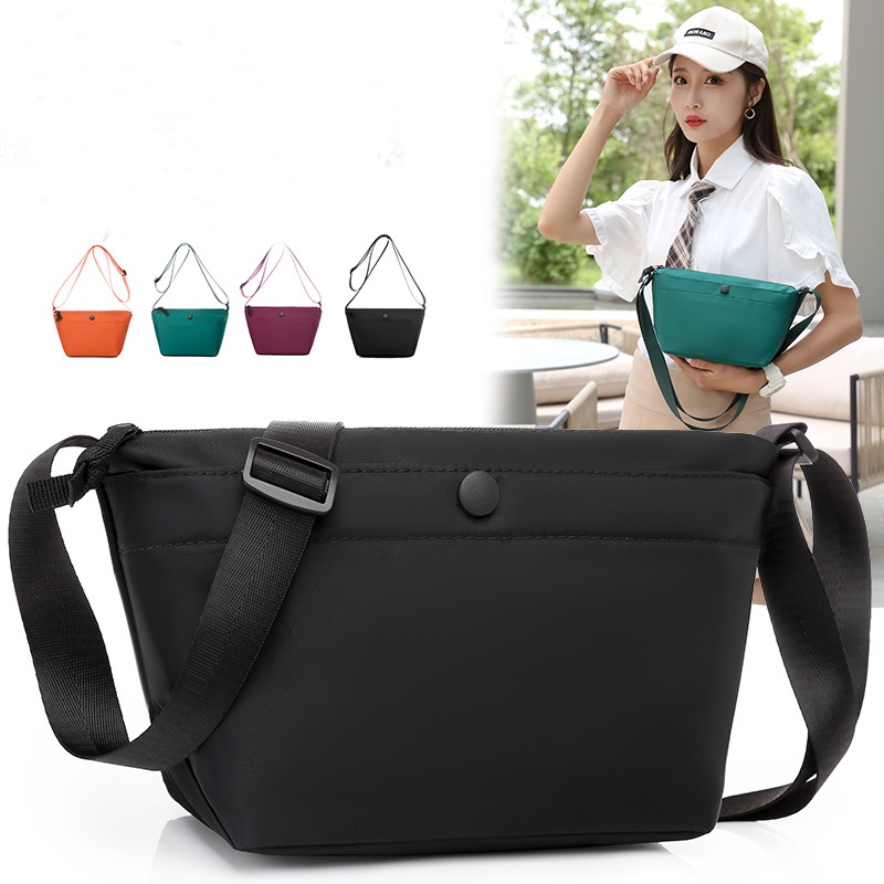 กระเป๋าสะพายไหล่กระเป๋าถือแฟชั่นสําหรับสตรีผ้าไนล่อนขนาดเล็ก DM168