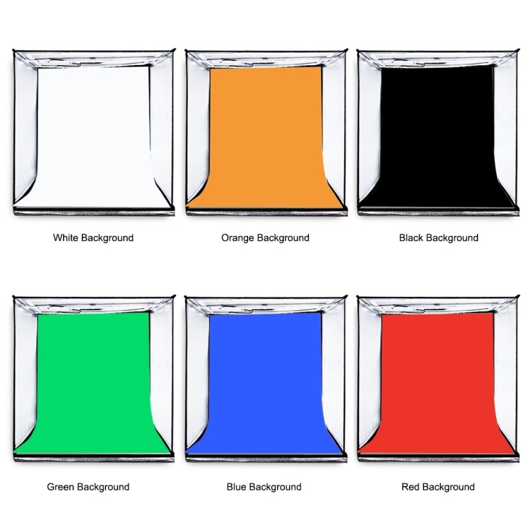PULUZ LIGHT STUDIO BOX ขนาด 40x40CM แถมฟรี!! ฉากหลัง 6 สี