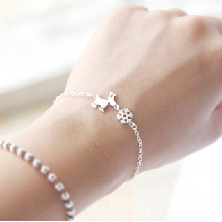 สร้อยข้อมือเงิน 925 รหัส S75 พร้อมส่ง 925