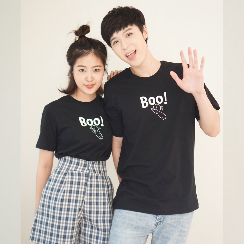 Universal Studios เสื้อยืดผู้ชายทรงโอเวอร์ เรืองแสงในที่มืด ผ้าCotton 100% สินค้าลิขสิทธิ์แท้ Characters Studio