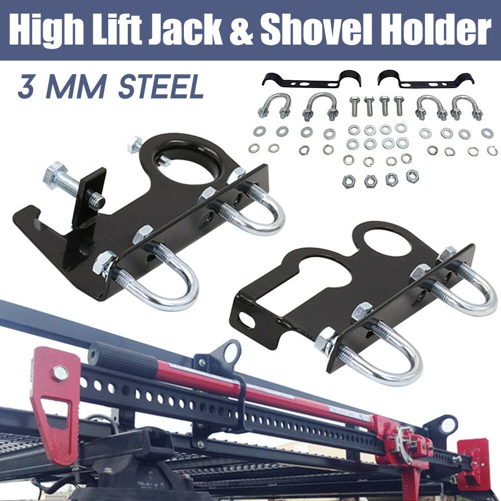 Hi Lift High Farm Jack & Shovel Holder 4x4 Offroad 4WD แร็คหลังคา Mount High Lift
