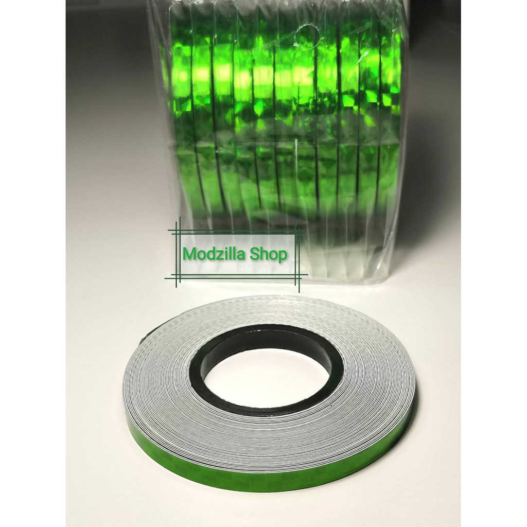 เทปตัดขอบ เทปตีเส้น  เลเซอร์ ขนาด 5 มม. ยาว 8,16 หลา