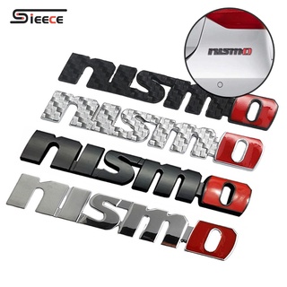 Sieece Nismo สติ๊กเกอร์ตราสัญลักษณ์โลหะสําหรับติดตกแต่งรถยนต์ Nissan March Almera Sylphy Juke Tiida Navara Terra X Trail Gt-R 370Z Urvan Nv350