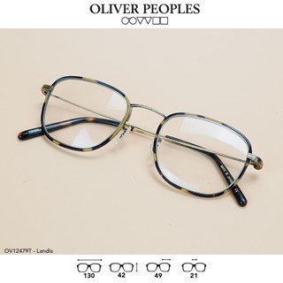 Oliver Peoples (OV12479T) - Landis สี Tortoise/Antique Gold