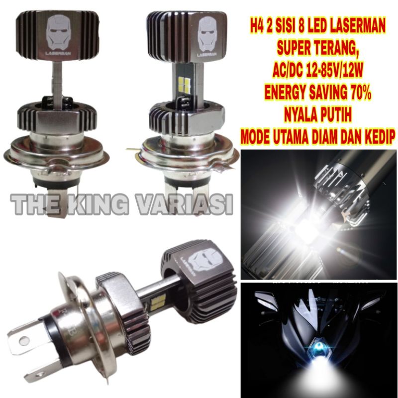 H4 LED ไฟหน้า/H4 ไฟหน้า LED 2 ด้านข้าง/H4 ไฟหน้ารถจักรยานยนต์/H4 ไฟหน้าแบบ LED 2 ด้าน/H4 ไฟหน้า/ไฟ L