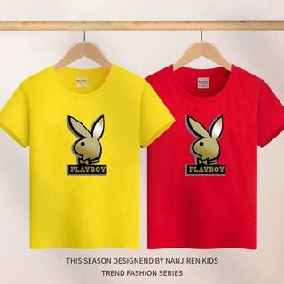 K-2048-SHORT เสื้อยืดแขนสั้น คอกลมเด็ก ผ้านนิ่มใส่สบาย ลายน่ารักใส่ได้ทั้งหญิงและชาย **ปลีก-ส่ง