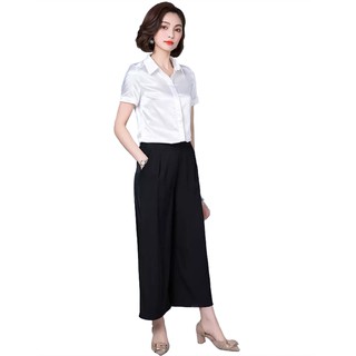 Kemeja Wanita Gaya Korea Lengan pendek Murah Terbaru - XSHOP Haroeka