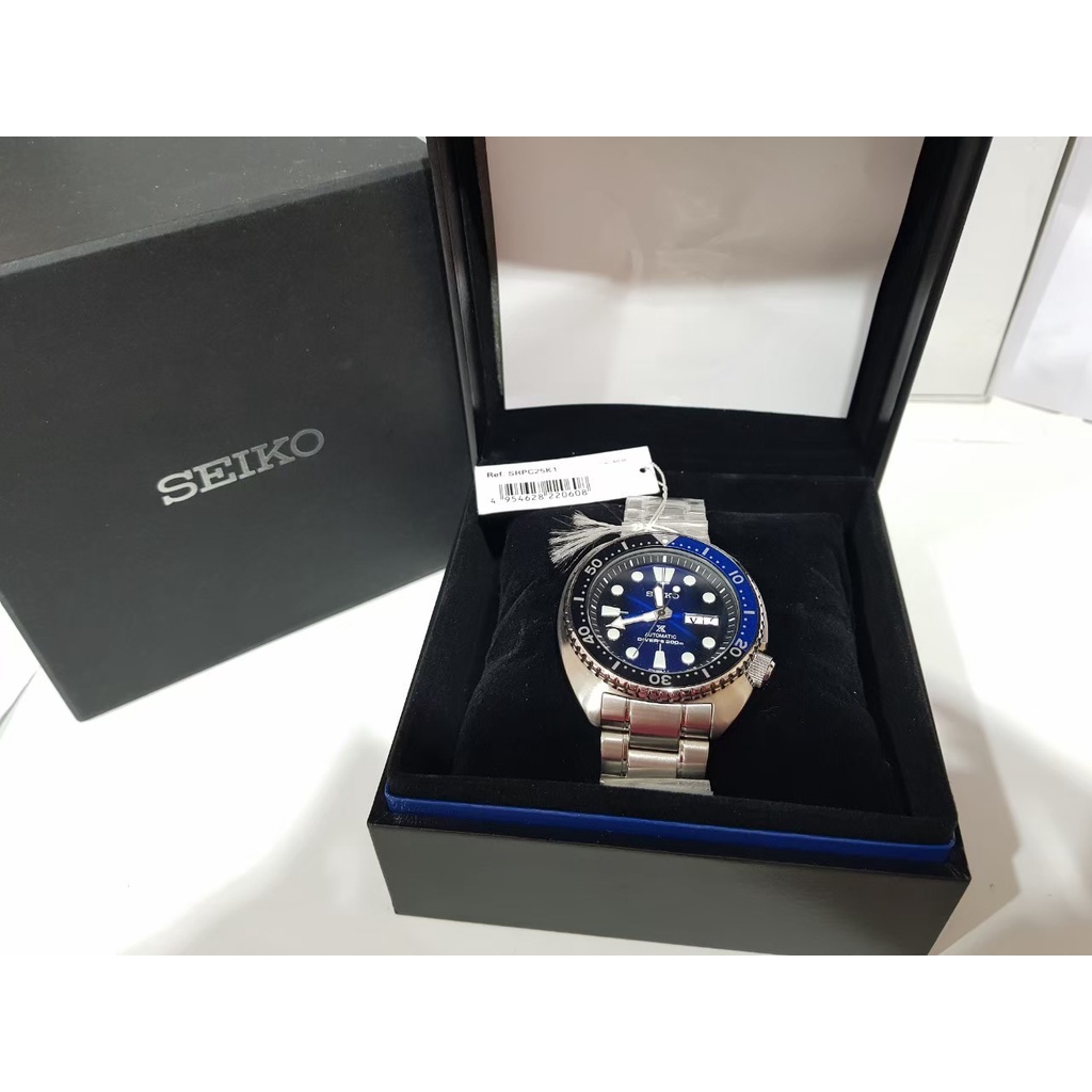 SEIKO นาฬิกาข้อมือ Prospex Turtle Save The Ocean Special Edition รุ่น SRPD21K สีฟ้า