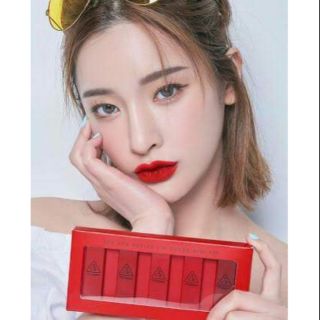 💋3CE RED RECIPE LIP COLOR MINI KIT BOX SET