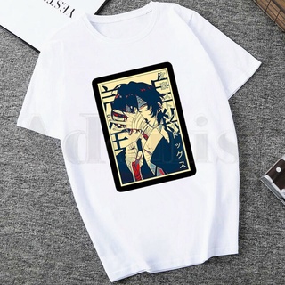 T-shirt  ใหม่ เสื้อยืดแขนสั้น พิมพ์ลายอนิเมะ Bungou Stray Dogs Osamu Dazai สไตล์วินเทจ คุณภาพสูง สําหรับผู้ชายS-5XL