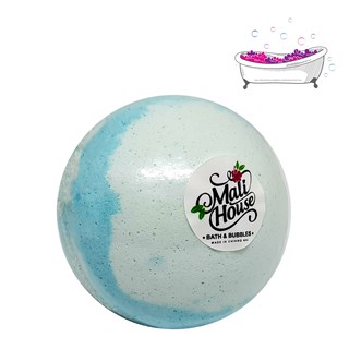 Mali House  Bath Bombs Ball บาธบอม สบู่ทำฟองในอ่าง กลิ่นน้ำทะเล Ocean,สีฟ้า 150g