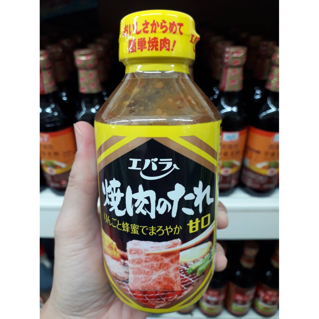 ซอสบาร์บีคิว รสหวาน EBARA Yakiniku BBQ Sweet Sauce 300g