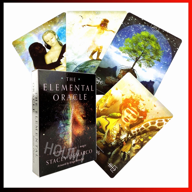 การ์ดภาษาอังกฤษ The Elemental Oracle Divination