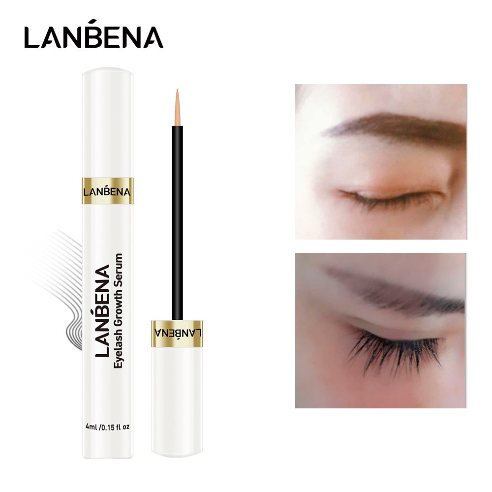 LANBENA Eyelash Growth Serum ขนตายาว มาสคาร่า ทำให้ขนตาหนาและยาว เอสเ