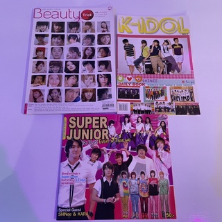 หนังสือเกาหลี Asian special, K-IDOL: super junior, shinee