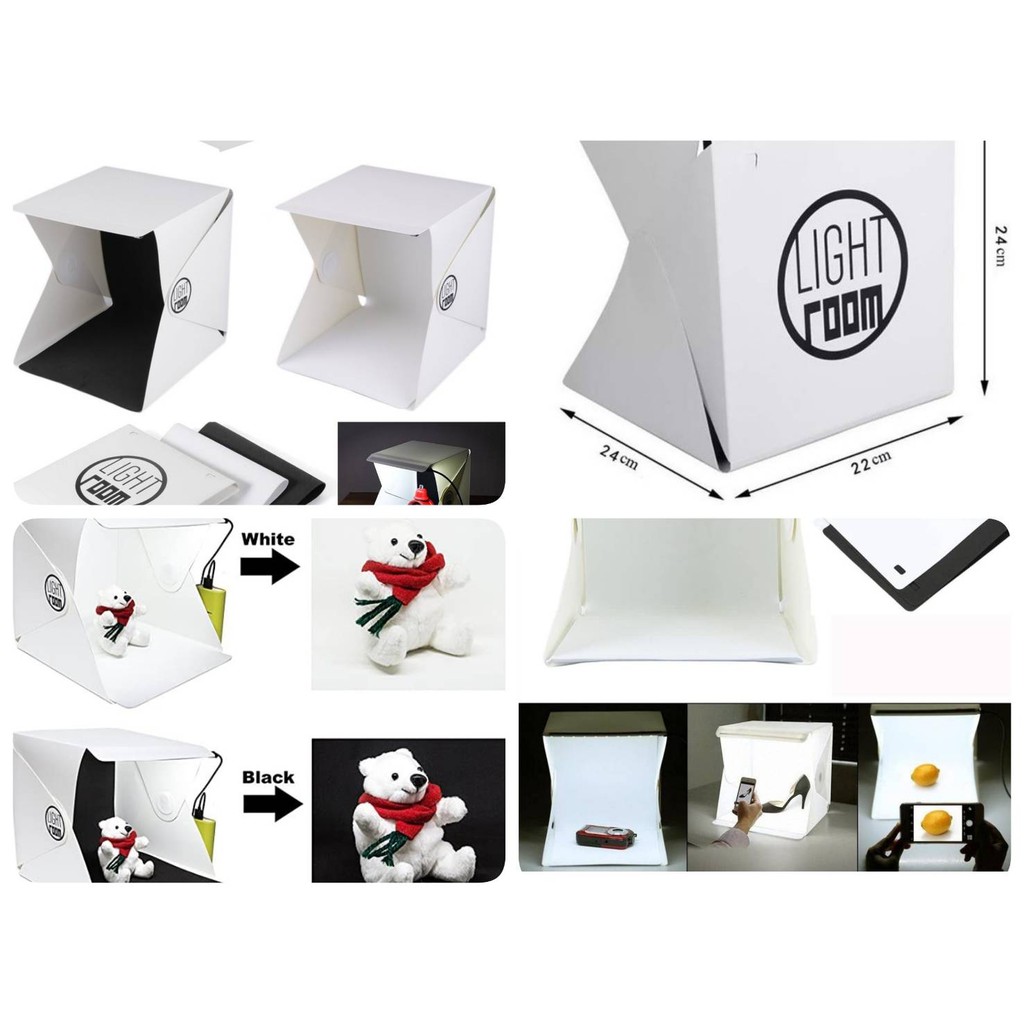 สตูดิโอ ถ่ายภาพ กล่องถ่ายภาพ แบบพกพา Light Room LightRoom Photo Studio