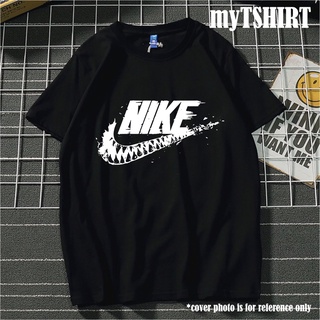 NIKE NBA เสื้อยืดจอร์แดน ฮิปฮอป แร็พ แขนสั้น ไฮสตรีท เรโทร คอกลม สั้น NIKE เสื้อยืดผู้ชาย {1/