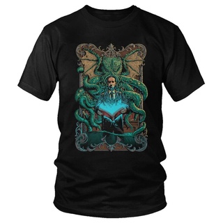 [S-5XL]เสื้อยืดแขนสั้น ผ้าฝ้าย พิมพ์ลายภาพยนตร์สยองขวัญ Tvoe Call Of Cthulhu เหมาะกับของขวัญ สําหรับผู้ชาย