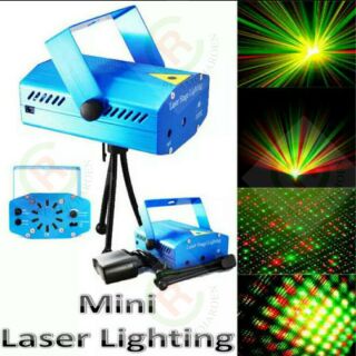 Mini Laser Stage Lighting ไฟดิสโก้ ไฟปาร์ตี้ ไฟคาราโอเกะ ไฟเวที